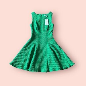NWT Women’s Closet Designed And Made In London Green Fit And Flare Tank Dress